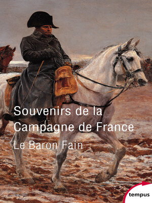 cover image of Souvenirs de la Campagne de France